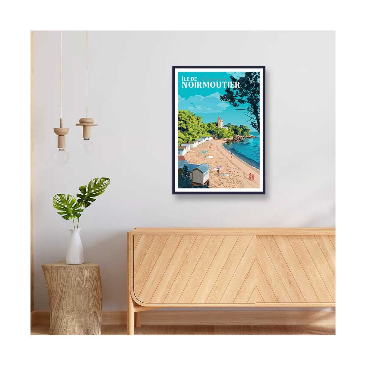 Tableau Poster Ile de Noirmoutier 50x70