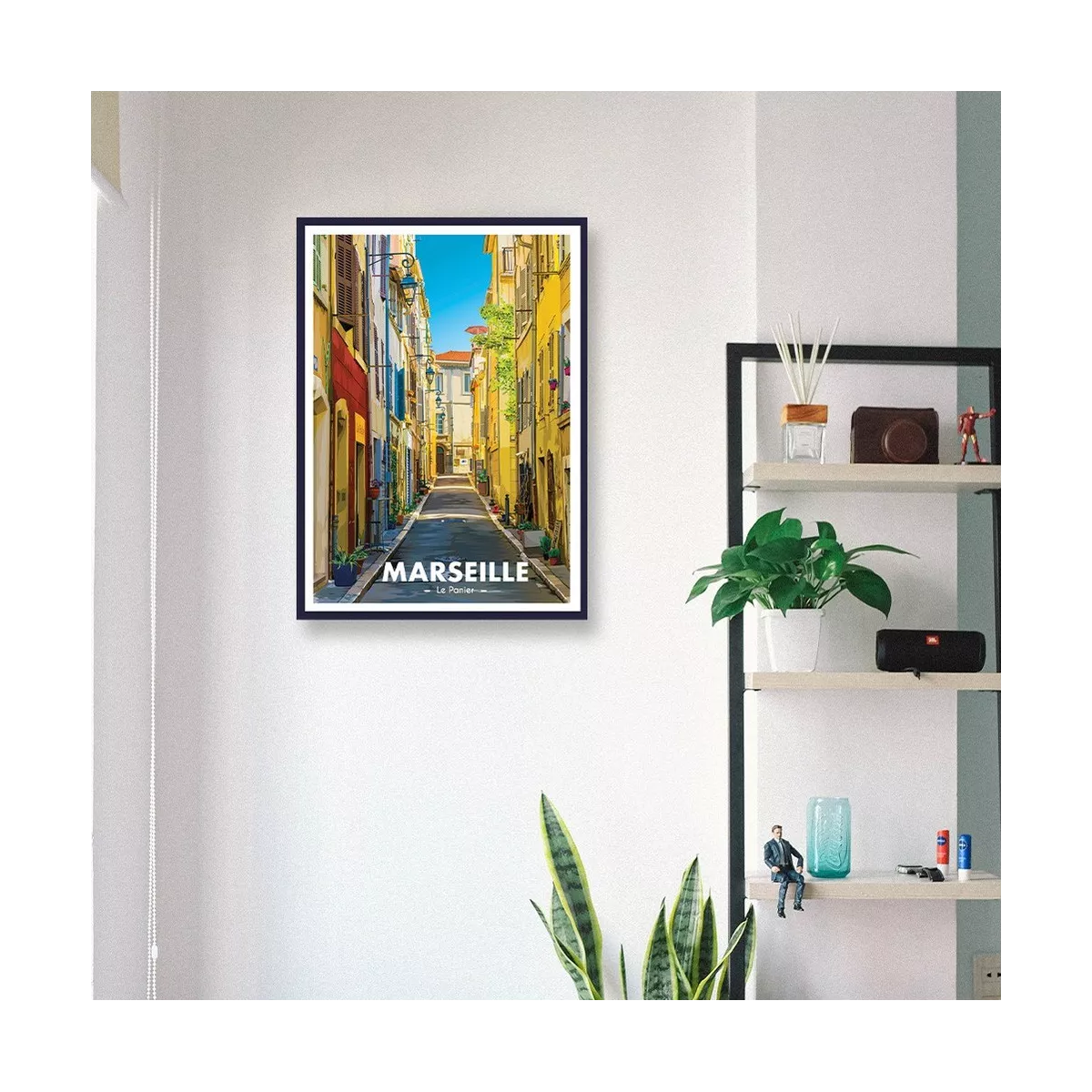 Tableau Poster Marseille 30x40
