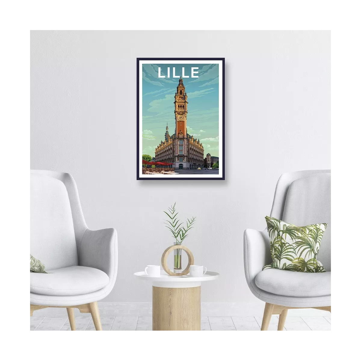 Tableau Poster Lille 30x40