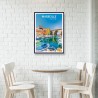 Tableau Poster Marseille Le Vallon 30x40