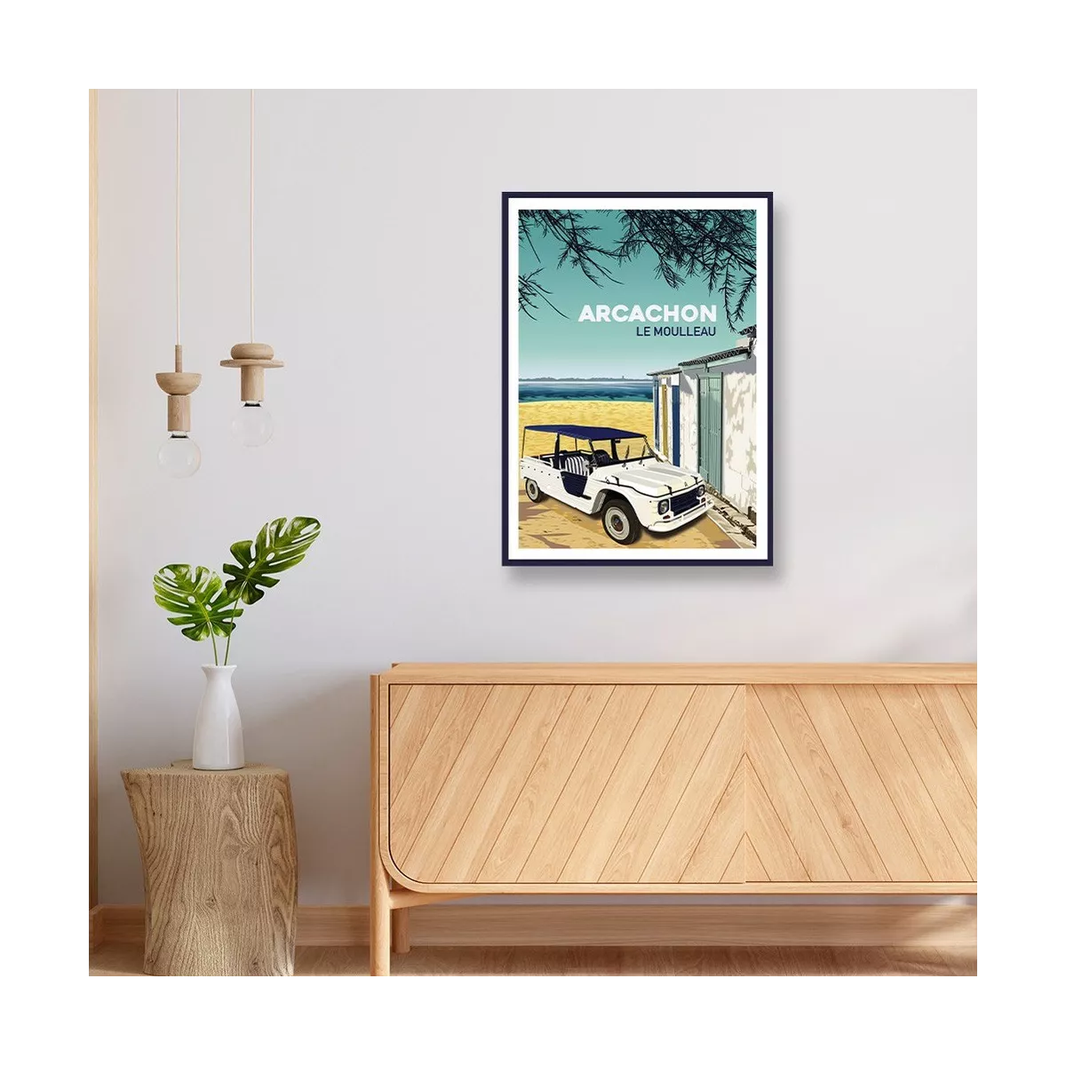 Tableau Poster Arcachon 50x70