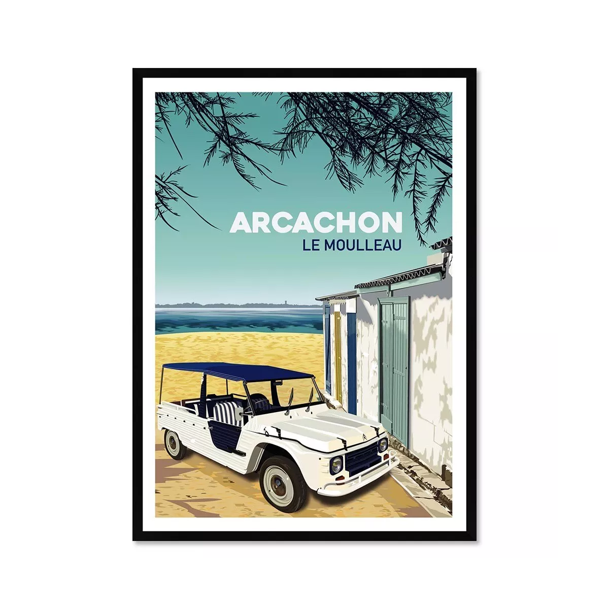 Tableau Poster Arcachon 50x70