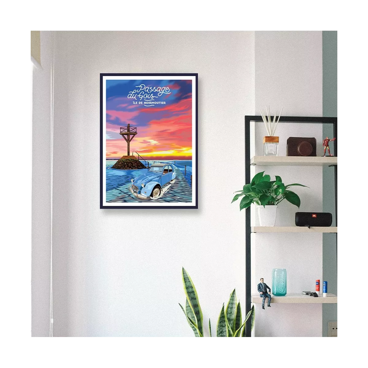 Tableau Poster Passage du Gois 30x40