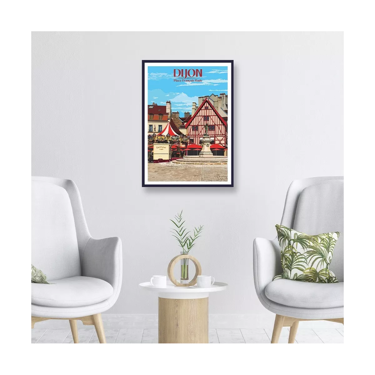 Tableau Poster Dijon 50x70