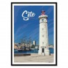 Tableau Poster Sète Le Phare 30x40