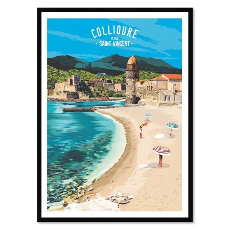 Tableau Poster Collioure 50x70