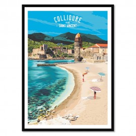 Tableau Poster Collioure 50x70