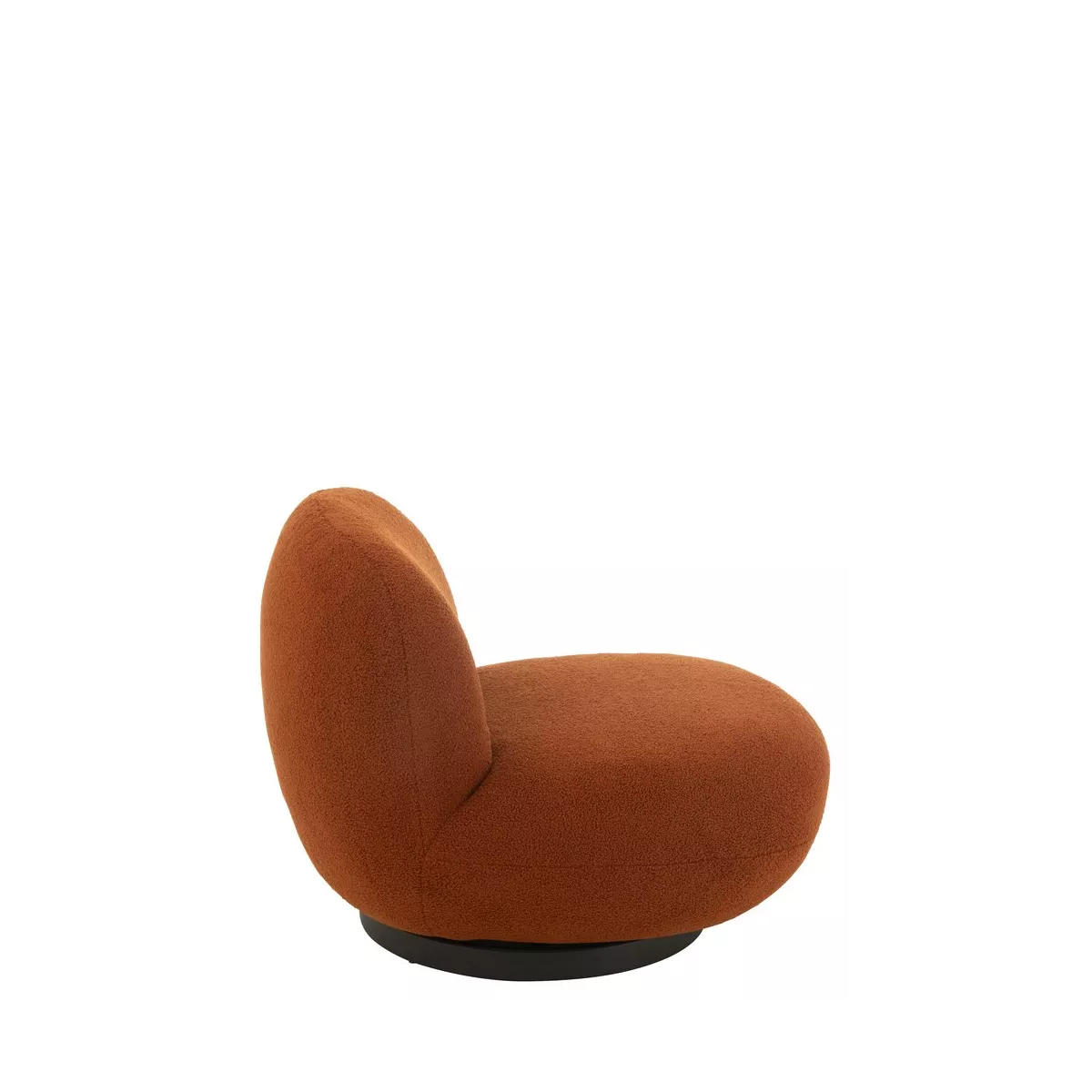 Fauteuil  Lounge Pivotant orange Tetu
