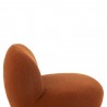 Fauteuil Lounge Pivotant orange Tetu