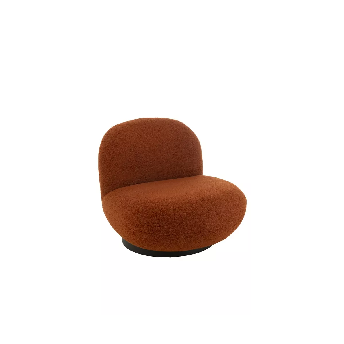 Fauteuil  Lounge Pivotant orange Tetu