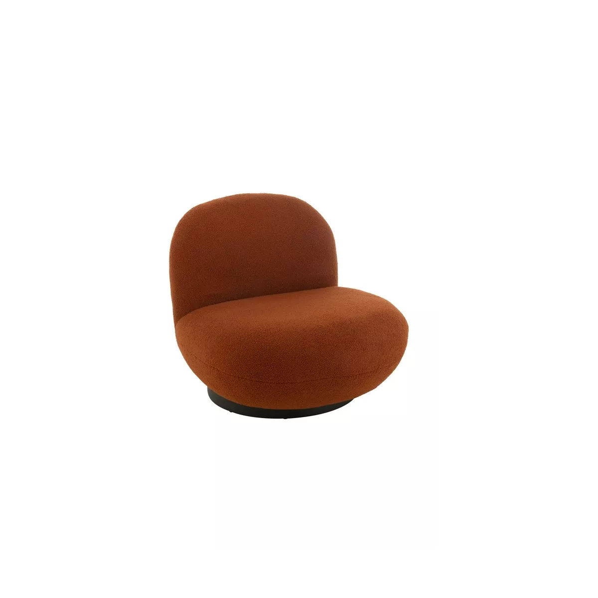 Fauteuil  Lounge Pivotant orange Tetu