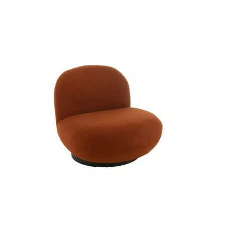 Fauteuil  Lounge Pivotant orange Tetu