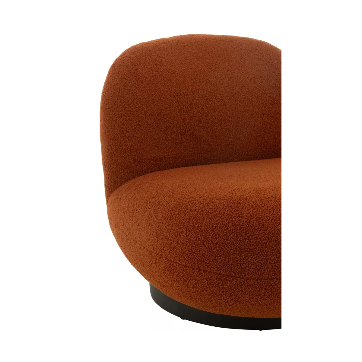 Fauteuil  Lounge Pivotant orange Tetu