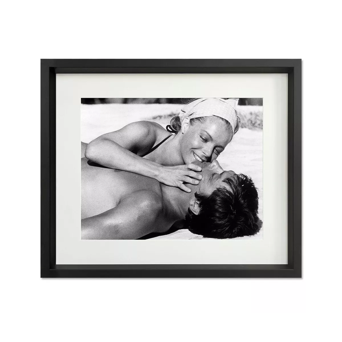 Tableau Image Romy Schneider et Alain Delon 4 53x63