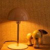 Lampe Champignon Rose Corail h36