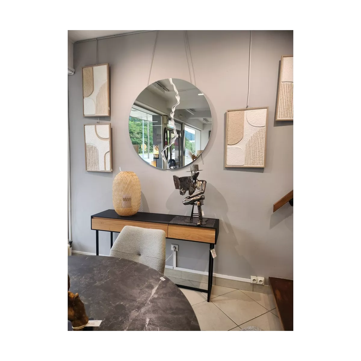 Miroir Galaxie Gris Silver 100cm