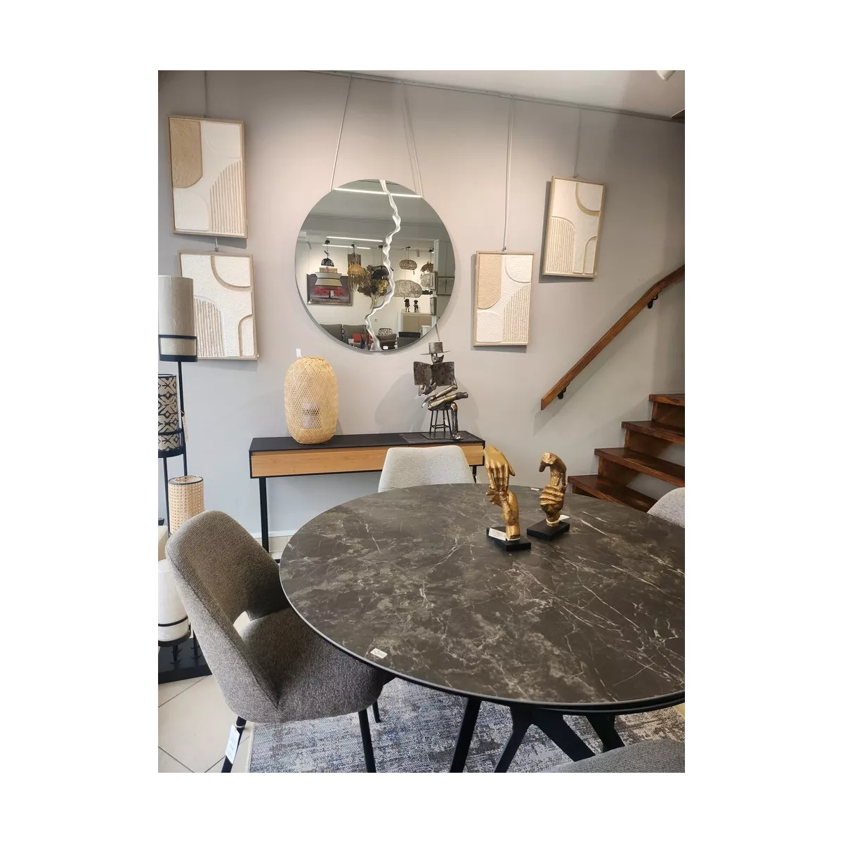 Miroir Galaxie Gris Silver 100cm