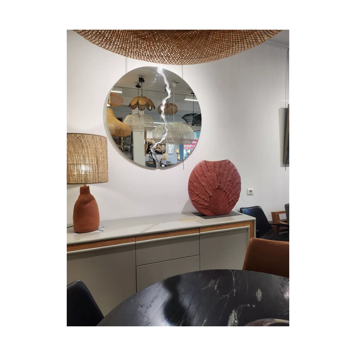 Miroir Galaxie Gris Silver 100cm