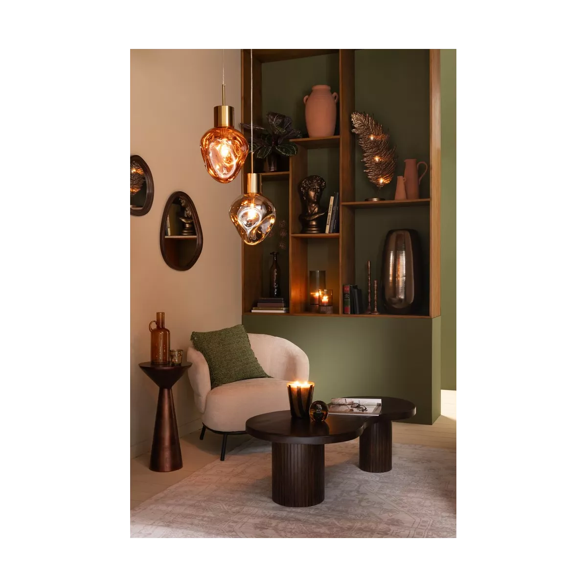 Table Basse Infinity Manguier Brun