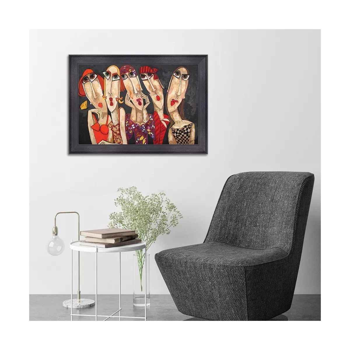Tableau Gonnin Tenues de Soirées 60x40