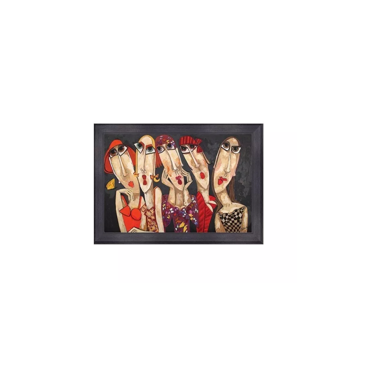 Tableau Gonnin Tenues de Soirées 60x40