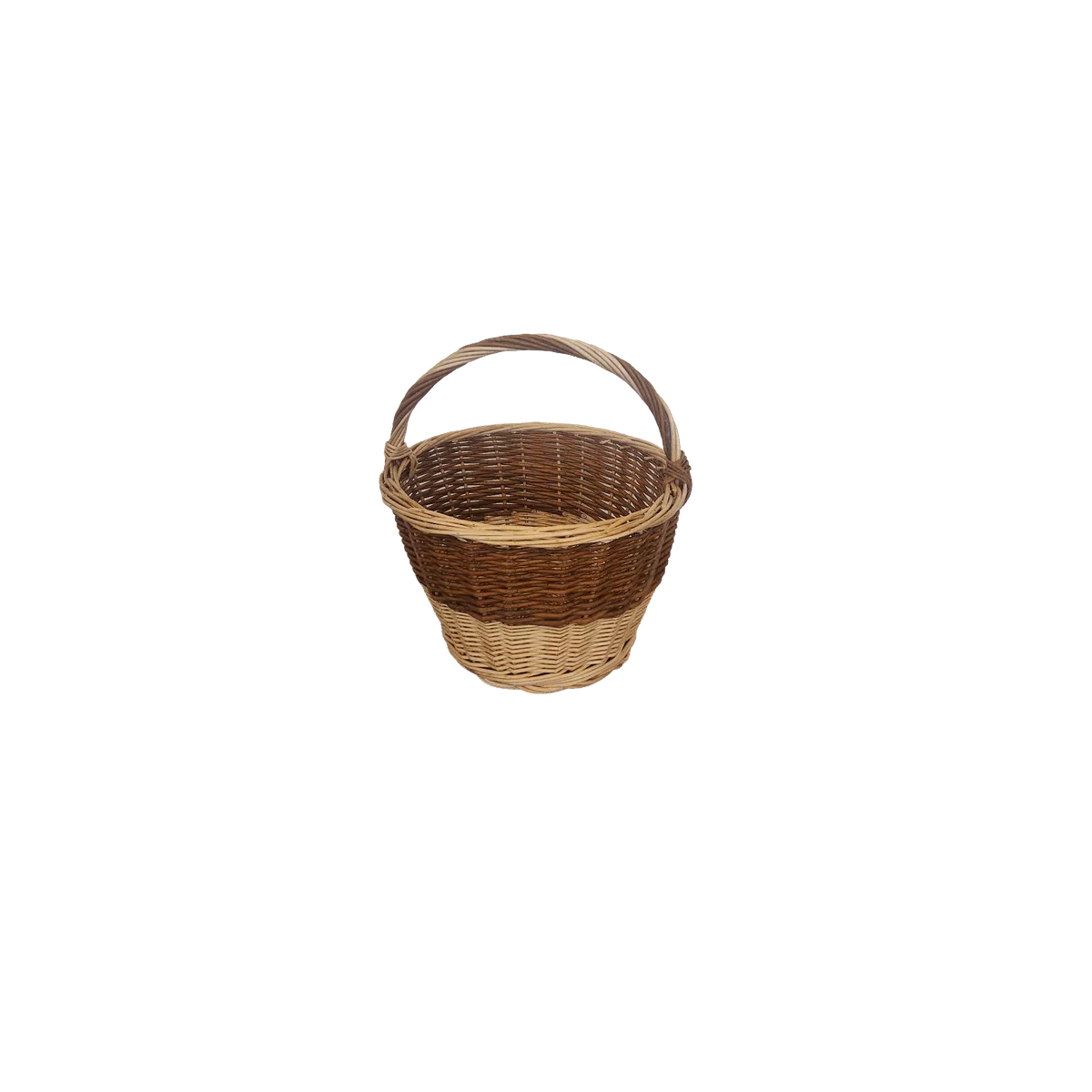 Corbeille Delphine Osier Bicolore 40x40
