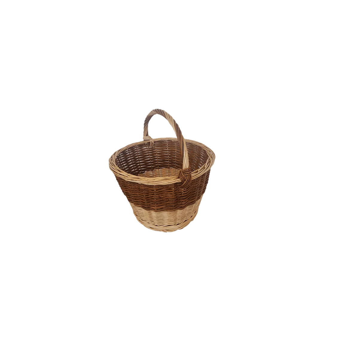 Corbeille Delphine Osier Bicolore 40x40