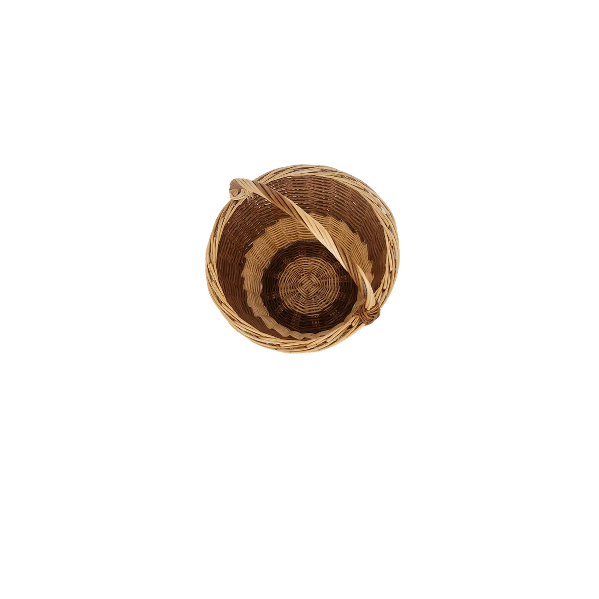 Corbeille Delphine Osier Bicolore 40x40
