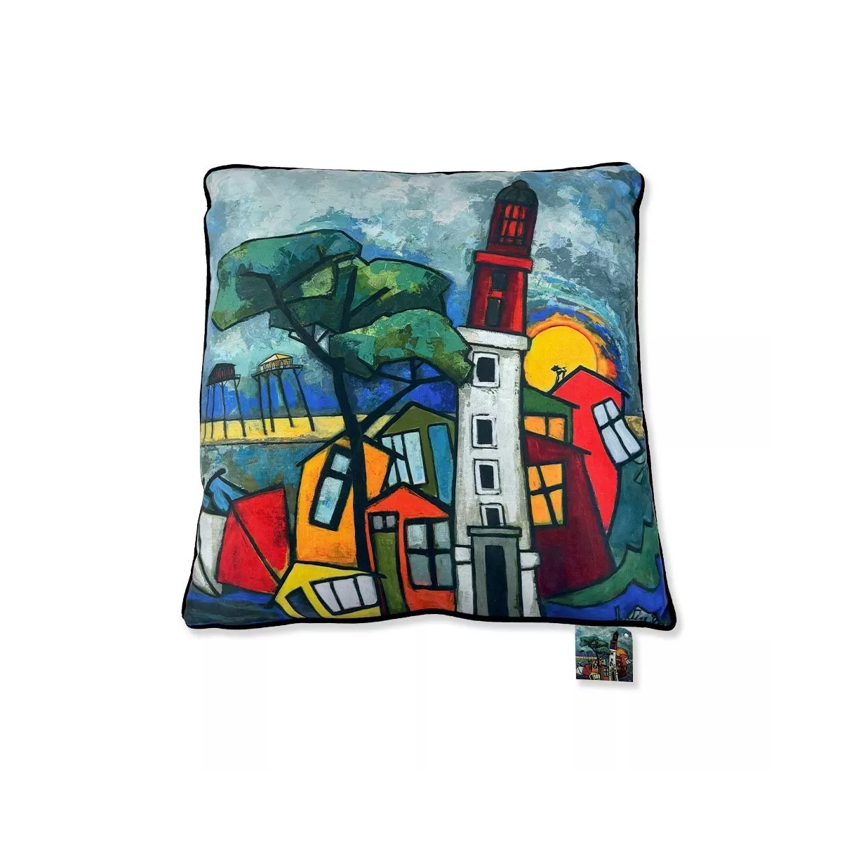 Coussin M Gonnin Le Phare du Cap Ferret 45x45