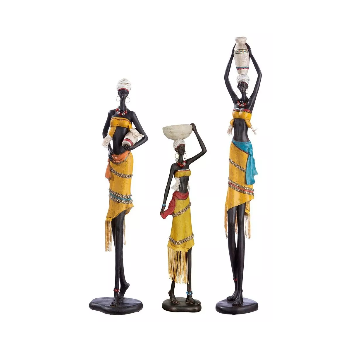 Statue Africaine Auma H.89 Cruche