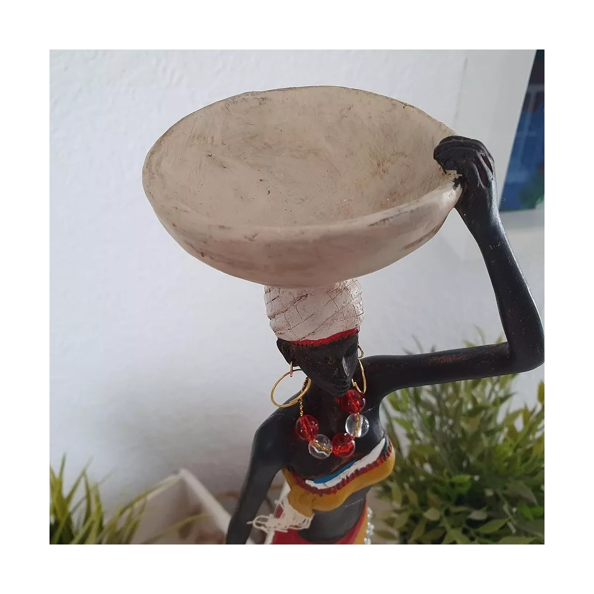 Statue Africaine Auma H.46 Cruche