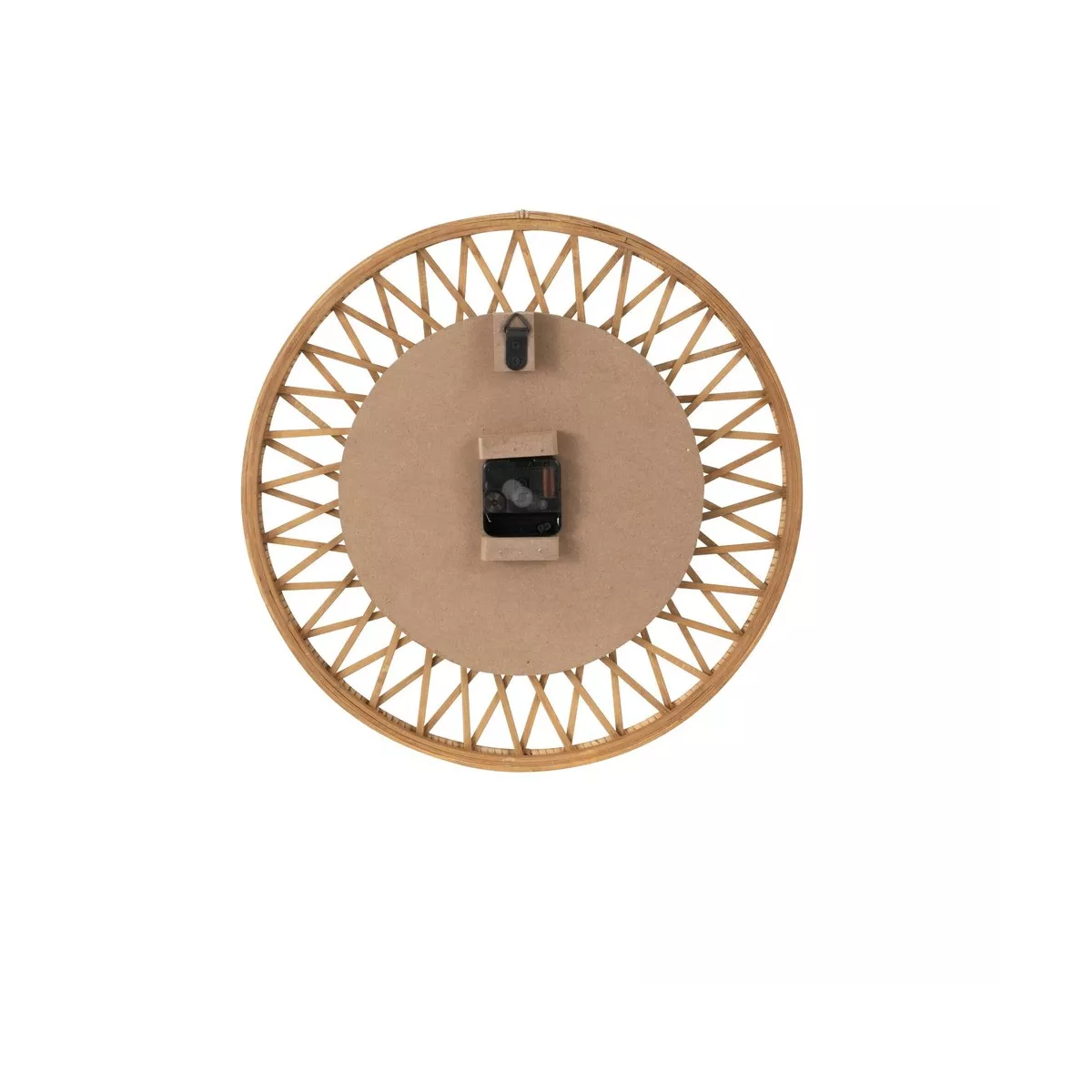 Horloge Rotin Marguerite 40x40