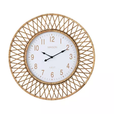Horloge Rotin Marguerite 