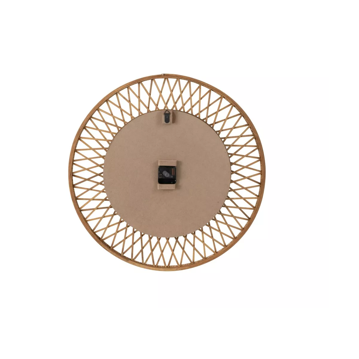 Horloge Rotin Marguerite 62x62