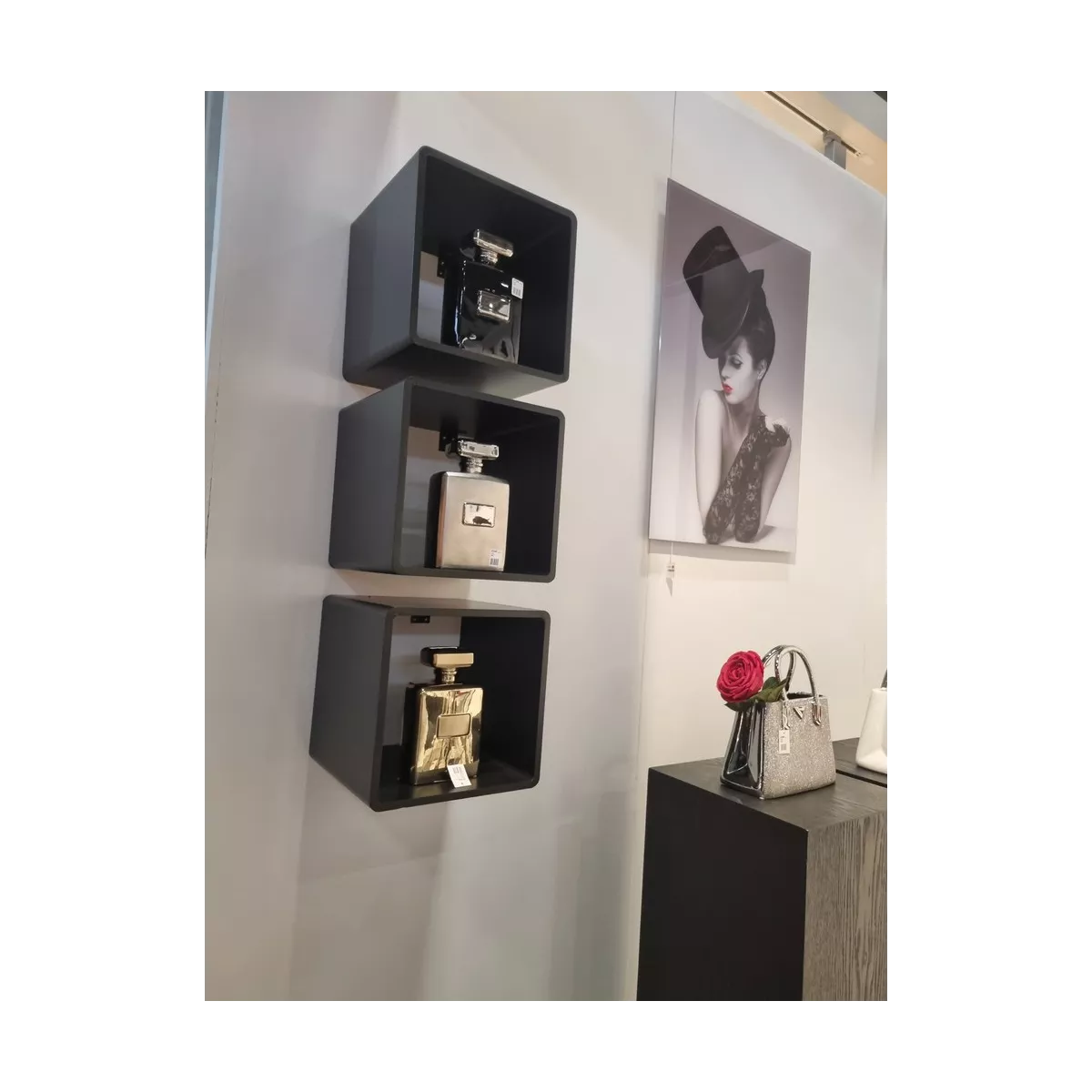 Vase Flacon Parfum Doré