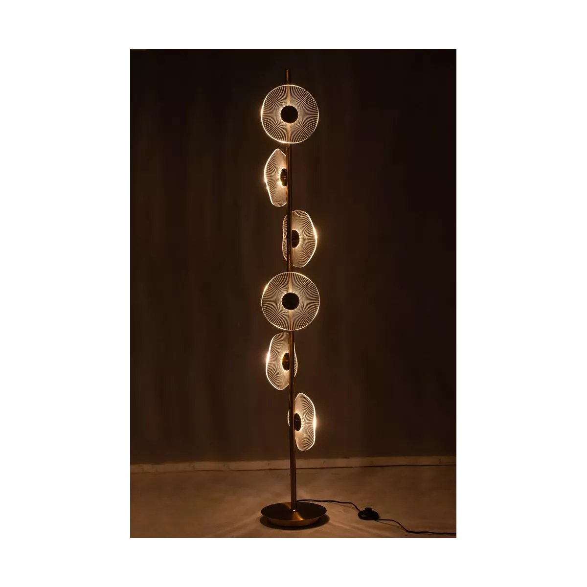 Lampadaire Fleurs Led H.150cm