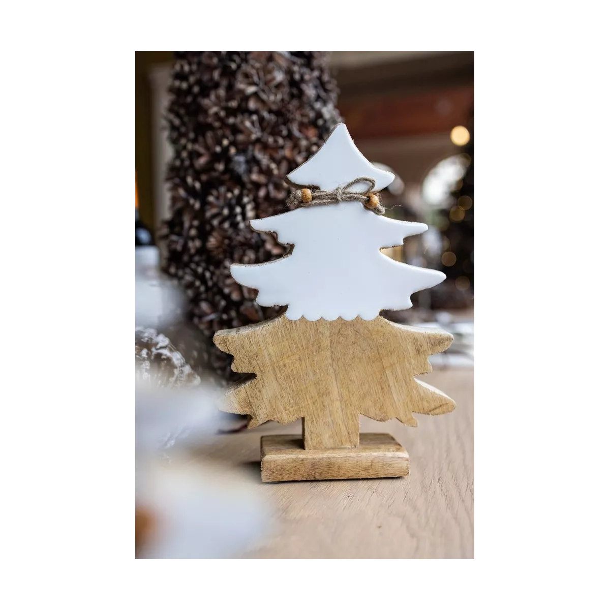 Sapin en bois H.30cm