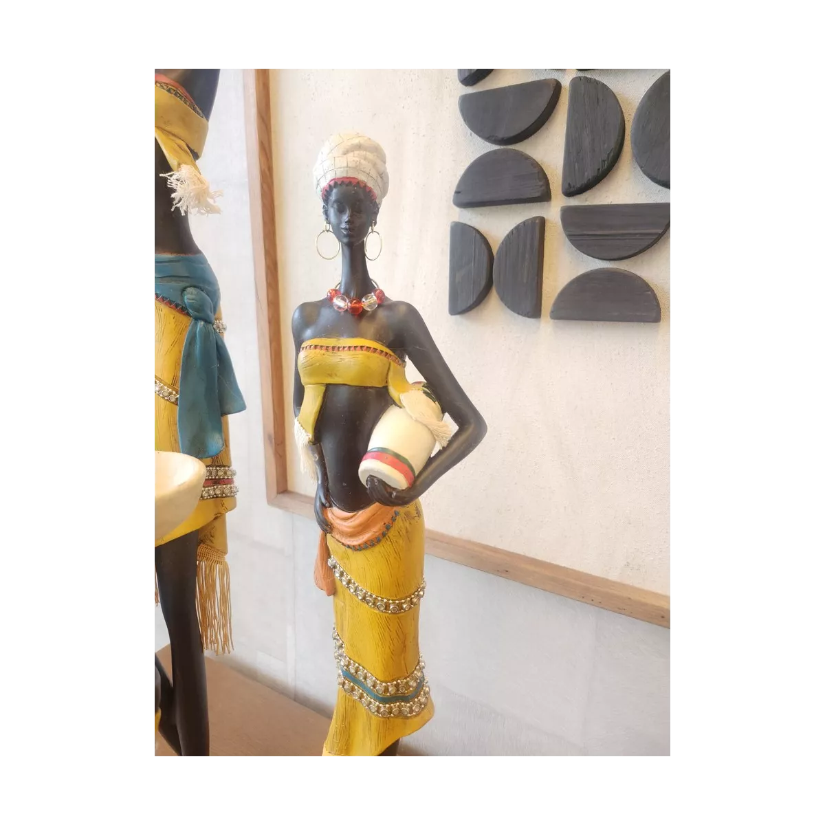 Statue Africaine Auma H.61 Cruche