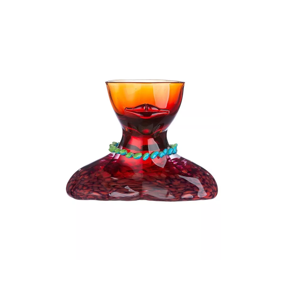 Vase/Buste Sécotine en Pâte de Verre h25