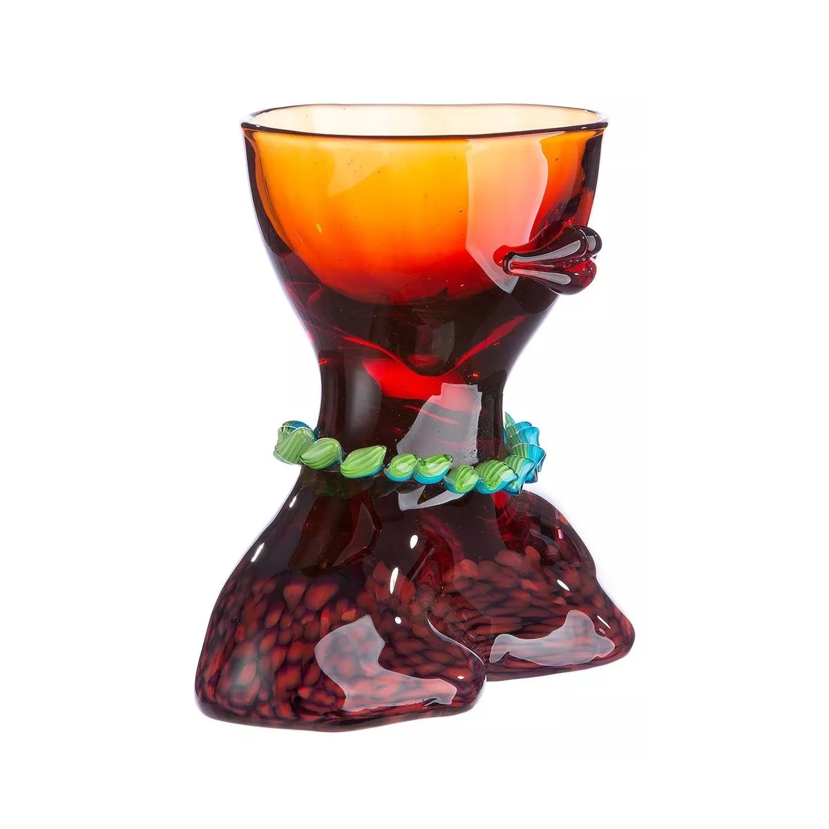 Vase/Buste Sécotine en Pâte de Verre h25