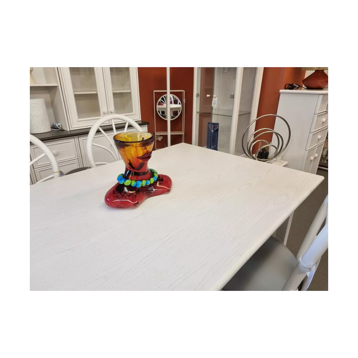 Vase/Buste Sécotine en Pâte de Verre h25