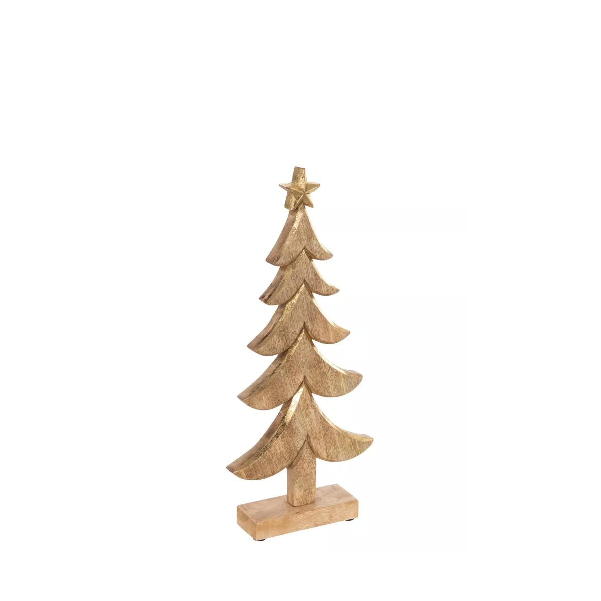 Sapin en Manguier/Or h41 cm