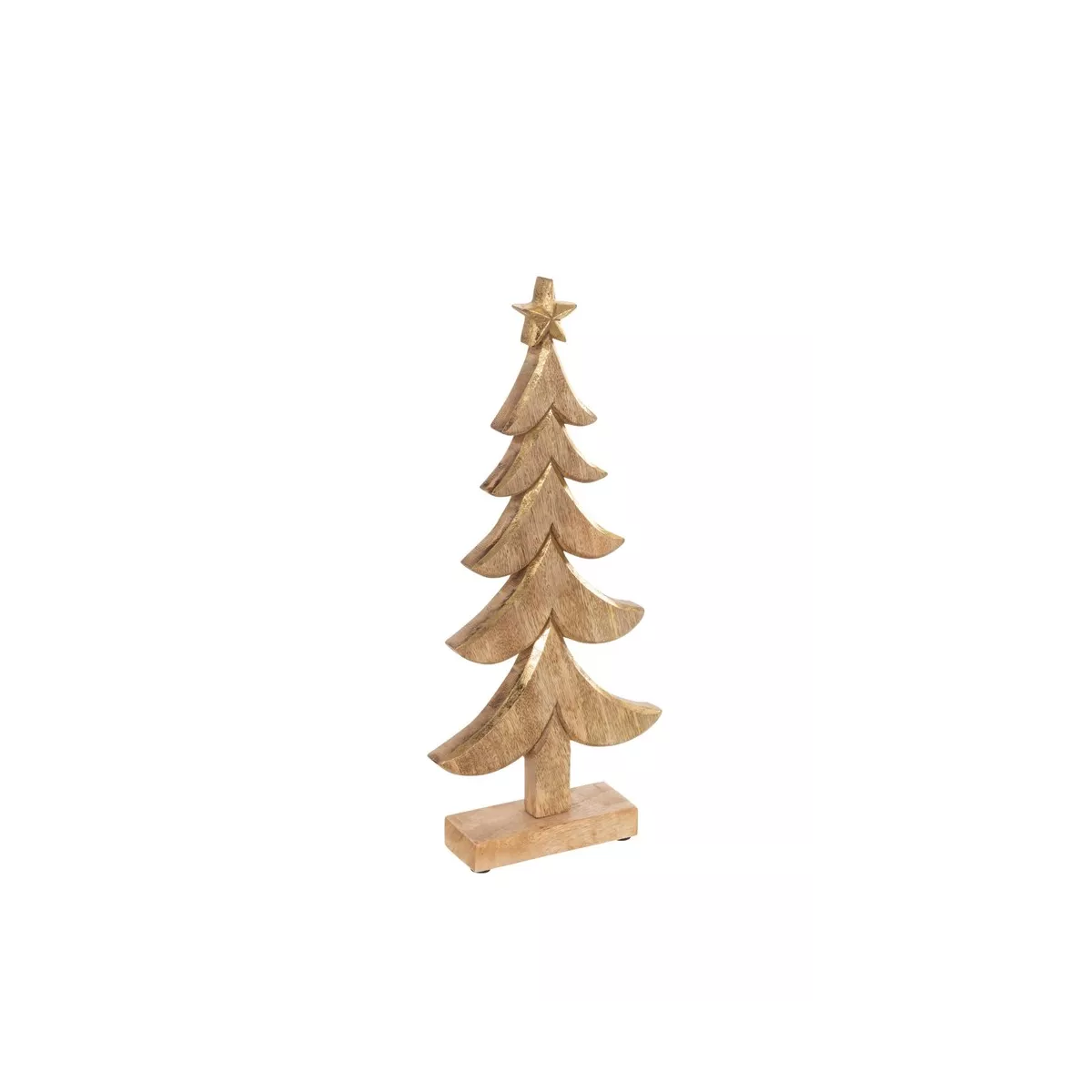 Sapin en Manguier/Or h41 cm