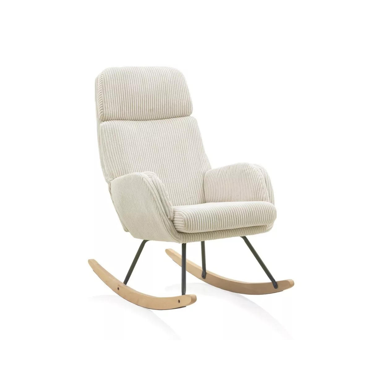 Fauteuil Rocking Lanzarote Ecru