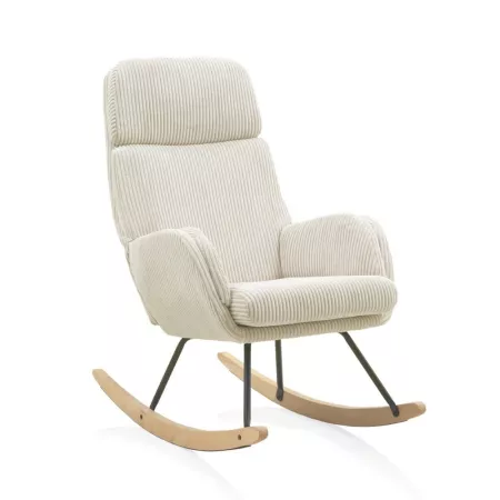 Fauteuil Rocking Lanzarote Ecru