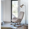 Fauteuil Rocking Lanzarote Ecru