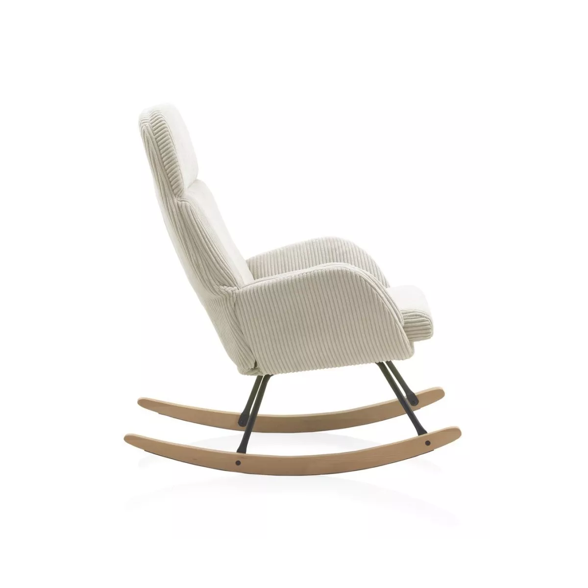 Fauteuil Rocking Lanzarote Ecru