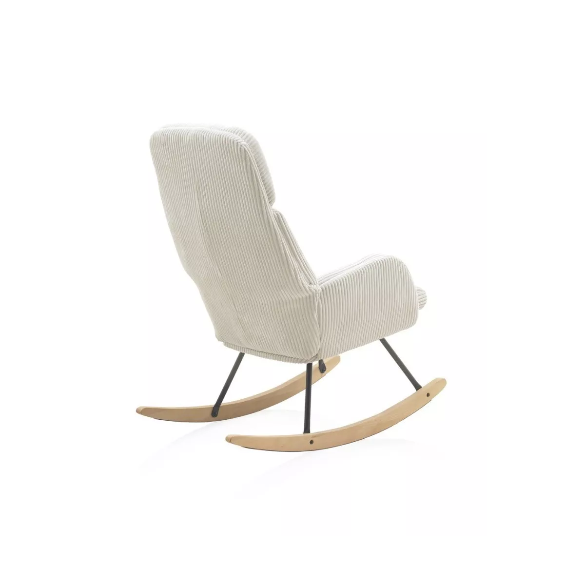 Fauteuil Rocking Lanzarote Ecru