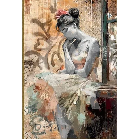 Tableau Romaric, La Femme et L'oiseau