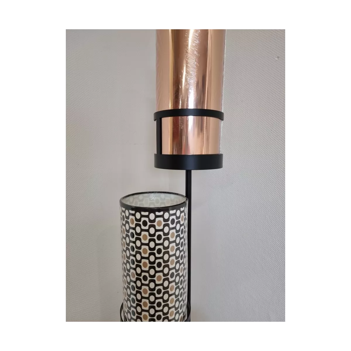 Lampadaire Sixt Flam Rose Cuivré h160